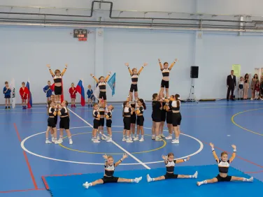 Физкультурный комплекс построили в поселке Ждановский по госпрограмме «Комплексное развитие сельских территорий»